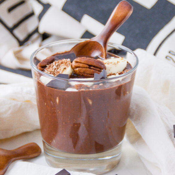Der einfachste Schokoladenpudding aus der Mikrowelle • Kitchengoodies