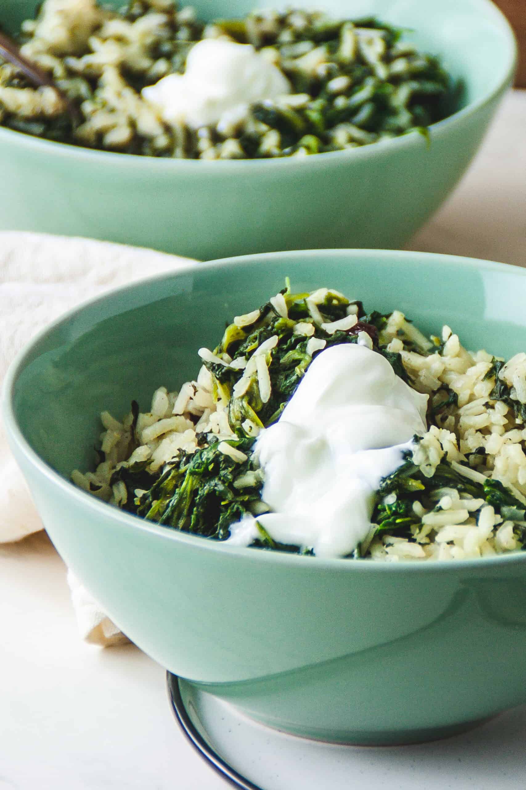 Würziger Spinat-Reis: Gesundes One-Pot Gericht • Kitchengoodies