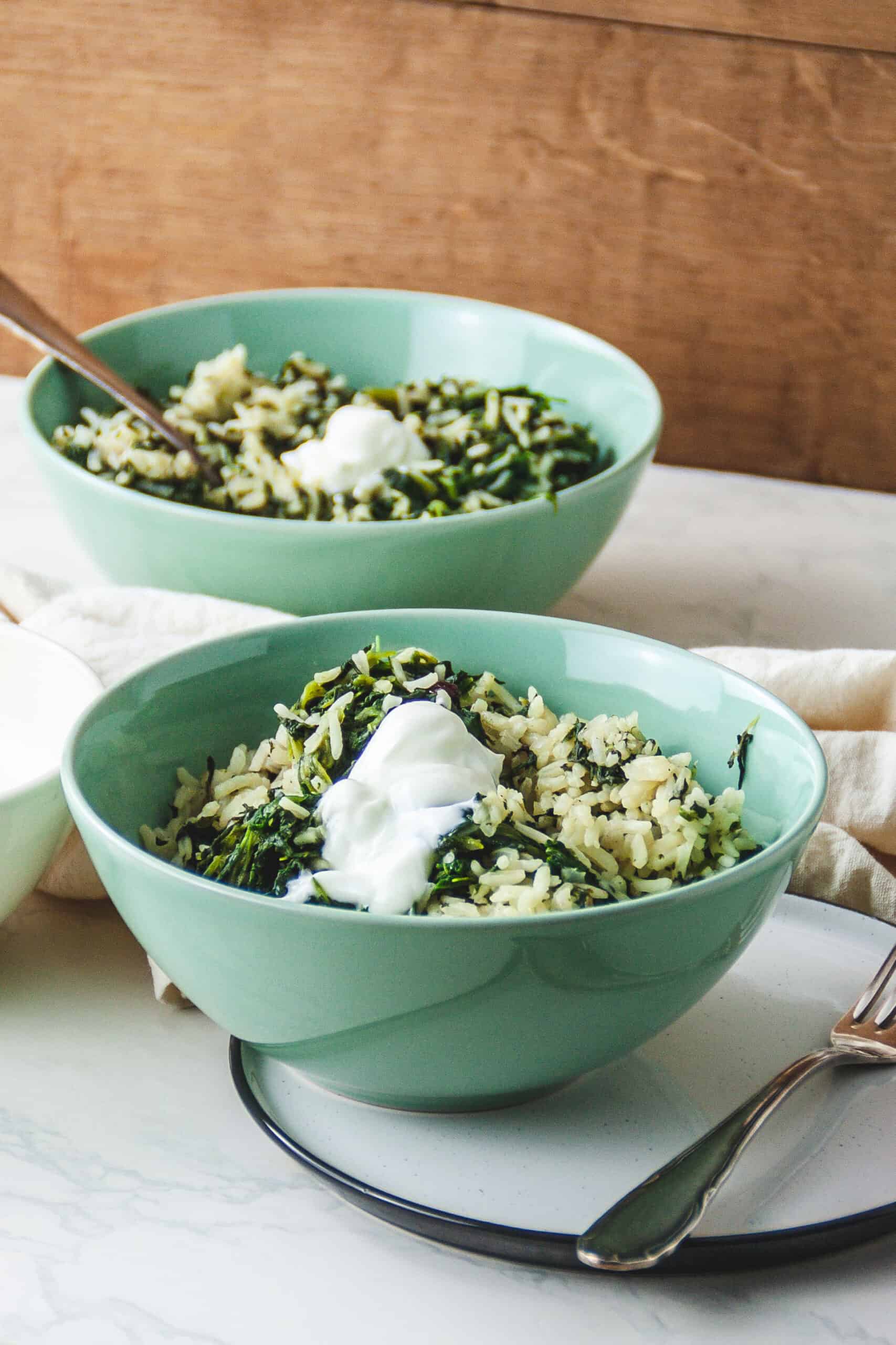Würziger Spinat-Reis: Gesundes One-Pot Gericht • Kitchengoodies