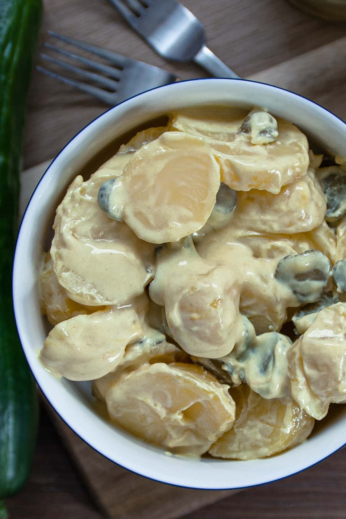 Kartoffelsalat mit Joghurtdressing • die leichte Variante